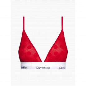 calvin,klein,cotton,triangle,bra,rouge,dot