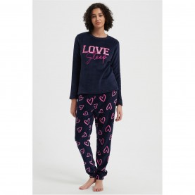 дамски,пижами,дамски,облекла,размер,linea,love,sleep,twosie,navy