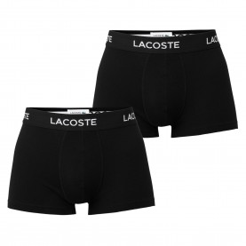 Боксерки Lacoste 2pk Trunk Sn72 - Blk/Blk 031 боксерки,бельо,за,училище,мъжко,бельо,lacoste,2pk,trunk,sn72,blk,blk,031