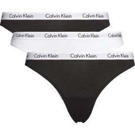 дамски,пижами,дамско,бельо,calvin,klein,3,pack,thongs,blk,wht,blk