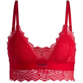 бюстие,аксесоари,на,разпродажба,hugo,lace,triangle,padded,bralette,bright,red