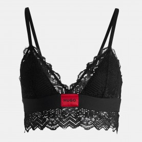 бюстие,hugo,lace,triangle,padded,bralette,black