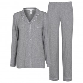 пижама,дамски,пижами,chelsea,peers,modal,button,up,pyjama,set,grey