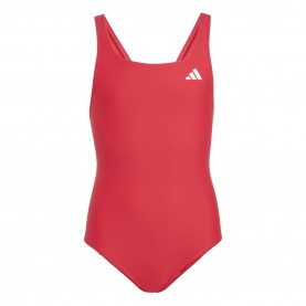Бански костюм adidas Solid Small Logo Swimsuit - Pure Ruby бански,костюм,детски,бански,костюми,детски,бански,костюми,бански,костюми,за,момичета,adidas,solid,small,logo,swimsuit,pure,ruby