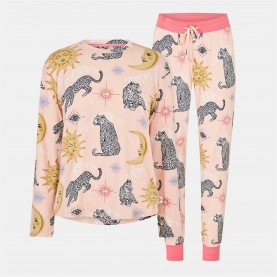 пижама,дамски,пижами,chelsea,peers,classic,pyjama,set,pink,leoprd,ply