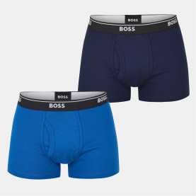 боксерки,мъжко,лятно,бельо,мъжко,бельо,boss,2,pack,logo,waistband,trunks,navy,blu,971
