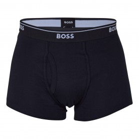 Боксерки Boss Mens BOSS Bodywear 2 Pack Logo Waistband Boxers - Black/Grey боксерки,мъжко,лятно,бельо,boss,mens,boss,bodywear,2,pack,logo,waistband,boxers,black,grey