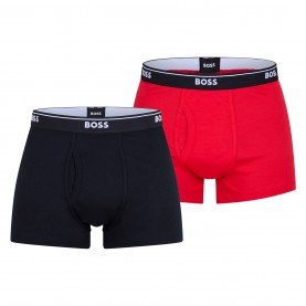 боксерки,мъжко,лятно,бельо,мъжко,бельо,boss,2,pack,logo,waistband,trunks,black,red,972