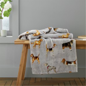 домашни,потреби,обзавеждане,и,меки,мебели,catherine,lansfield,country,dogs,soft,touch,blanket,throw,natural