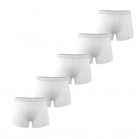 Giorgio Mens Essential 5-Pack Trunks - White giorgio,mens,essential,5,pack,trunks,white