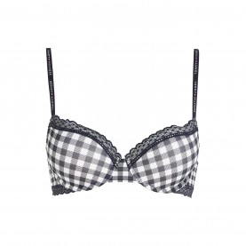 дамско,бельо,tommy,hilfiger,lace,demi,print,gingham