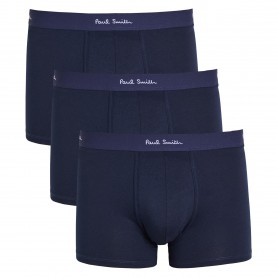 Боксерки Paul Smith Mens Plain Cotton 3 Pack Trunk - NAVY боксерки,мъжко,бельо,paul,smith,men,s,plain,cotton,3,pack,trunk,navy
