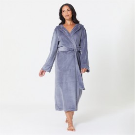 рокля,дамски,пижами,дамски,облекла,размер,be,you,hooded,velour,longline,dressing,gown,gift,wrapped,black