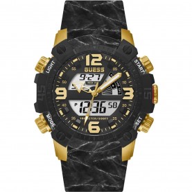 часовник,часовници,аксесоари,на,разпродажба,guess,gents,guess,slate,active,life,watch,gw0421g2,gold,and,black