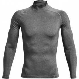 Under Armour HeatGear® Mock Long Sleeve Mens - Carbon футбол,футболни,горнища,under,armour,heatgear,mock,long,sleeve,men,s,carbon
