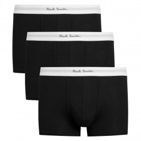Боксерки Paul Smith Mens Cotton Trunks 3 Pack - BLACK боксерки,мъжко,бельо,paul,smith,men,s,cotton,trunks,3,pack,black