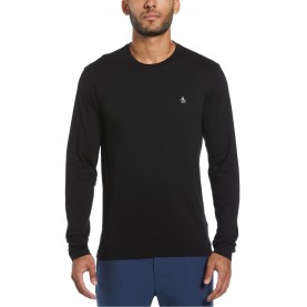 тениска,облекла,на,разпродажба,мъжки,тениски,original,penguin,original,long,sleeve,crew,t,shirt,true,black