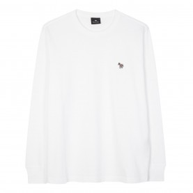 тениска,мъжки,тениски,ps,paul,smith,zebra,long,sleeve,t,shirt,white,01