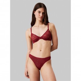 Calvin Klein Marquisette Unlined Demi Bra - Syrah аксесоари,на,разпродажба,calvin,klein,marquisette,unlined,demi,bra,syrah