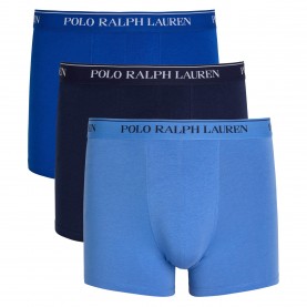Боксерки Polo Ralph Lauren Mens Cotton Trunks, 3 Pack - BLUE боксерки,мъжко,бельо,polo,ralph,lauren,men,s,cotton,trunks,3,pack,blue