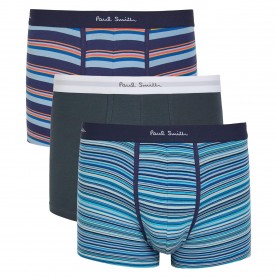 PAUL SMITH 3PCK PLN/STRPE TRNK - MULTICOLOURED 1 мъжко,бельо,paul,smith,3pck,pln,strpe,trnk,multicoloured,1