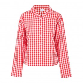 дамски,пижами,дамски,облекла,размер,linea,sleeve,pj,shirt,boxy,relaxed,fit,red,white