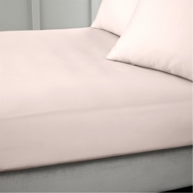спално,бельо,и,комплекти,bianca,400,thread,count,cotton,sateen,fitted,sheet,blush,pink