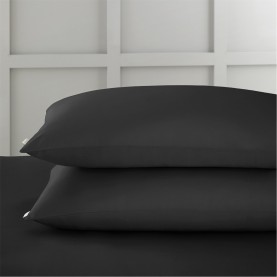 спално,бельо,и,комплекти,bianca,400,tc,cotton,sateen,standard,pillowcase,pair,black