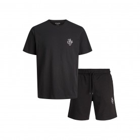 jack,and,jones,t,shirt,and,short,set,black