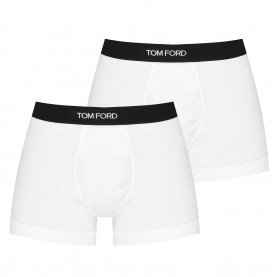 Боксерки Tom Ford Mens Plain Cotton Boxer Briefs, 2-Pack - White 100 боксерки,мъжко,бельо,tom,ford,men,s,plain,cotton,boxer,briefs,2,pack,white,100