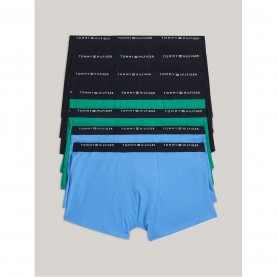 боксерки,детско,бельо,tommy,hilfiger,tommy,7,pck,trunks,jn42,des,sky,blue