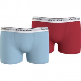 юношески,боксерки,детско,бельо,calvin,klein,2,pack,trunks,juniors,sky,red,0so