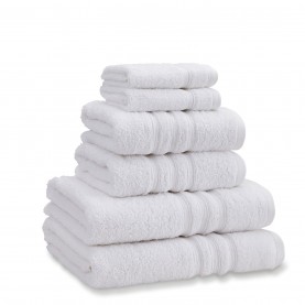 Хавлиена кърпа Catherine Lansfield Zero Twist Cotton 6 Piece Towel Bale Set - White хавлиена,кърпа,хавлии,аксесоари,за,баня,плажни,кърпи,аксесоари,на,разпродажба,плувни,аксесоари,кърпи,и,хавлии,catherine,lansfield,zero,twist,cotton,6,piece