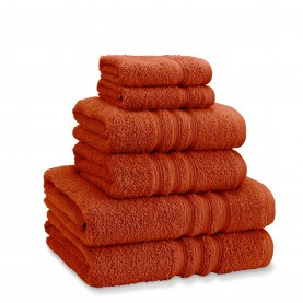 Хавлиена кърпа Catherine Lansfield Zero Twist Cotton 6 Piece Towel Bale Set - Terracotta09 хавлиена,кърпа,хавлии,кърпи,и,хавлии,catherine,lansfield,zero,twist,cotton,6,piece,towel,bale,set,terracotta09