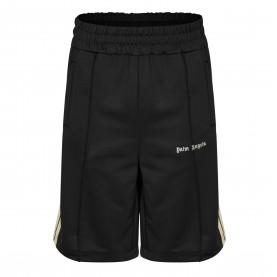 Анцуг Palm Angels Mens Woven Tracksuit Shorts - Black анцуг,мъжки,къси,панталони,дамски,екипи,palm,angels,men,s,woven,tracksuit,shorts,black