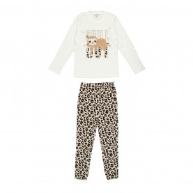 детски,пижами,miso,girls,sloth,twosie,cream