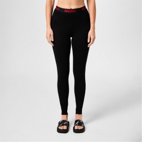клин,дамски,пижами,hugo,sporty,logo,leggings,10250835,black