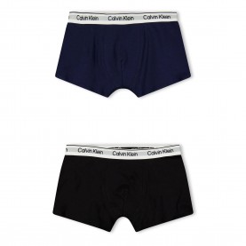 боксерки,мъжко,бельо,calvin,klein,kids,trunks,black,iris,0sd