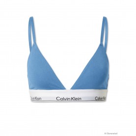 Дамско бюстие Calvin Klein Womens Non Wired Triangle Bralette - Blue Descent дамско,бюстие,аксесоари,на,разпродажба,calvin,klein,women,s,non,wired,triangle,bralette,blue,descent