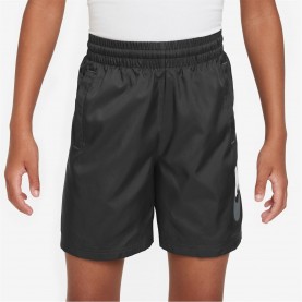 Юношески къси панталони Nike Logo Woven Shorts Juniors - Black/White юношески,къси,панталони,детски,летен,каталог,плажен,магазин,дрехи,за,училище,детски,къси,панталони,nike,logo,woven,shorts,juniors,black,white