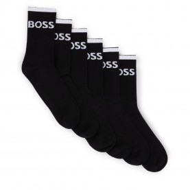 чорапи,чорапи,на,разпродажба,всички,чорапи,мъжки,чорапи,boss,men's,stripe,crew,socks,black,001