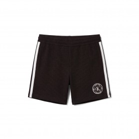 Къси панталони Calvin Klein Mens Waffle Pyjama Shorts - Black къси,панталони,мъжки,пижами,calvin,klein,men,s,waffle,pyjama,shorts,black