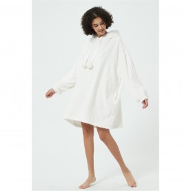 суичър,дамски,пижами,дамски,облекла,размер,linea,cable,snuggle,hoodie,cream