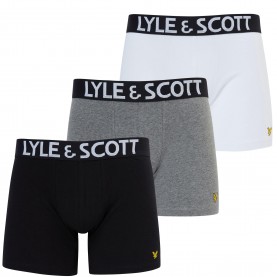 Боксерки Lyle and Scott Mens Wide Trunks - Multi боксерки,мъжко,бельо,lyle,and,scott,men,s,wide,trunks,multi
