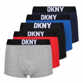 боксерки,мъжко,бельо,dkny,trunk,walpi,5pk,sn00,blk,gry,red,blu