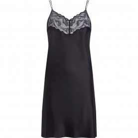 дамски,пижами,calvin,klein,chemise,black