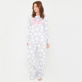 пижама,дамски,пижами,дамски,облекла,размер,linea,dreams,cotton,pyjama,set,grey