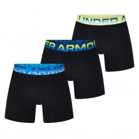 Мъжки боксерки Under Armour Logo Boxers 3-Pack Mens - Black Pop мъжки,боксерки,мъжко,бельо,under,armour,logo,boxers,3,pack,mens,black,pop