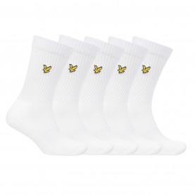 чорапи,мъжки,чорапи,lyle,and,scott,lyle,5pk,sports,sock,sn54,bright,white