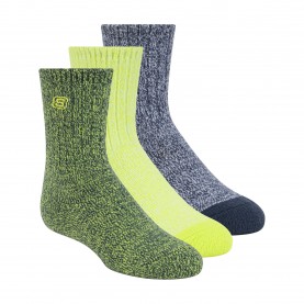Чорапи Skechers Kids Crew Socks - Blue/Yellow чорапи,детски,чорапи,всички,чорапи,чорапи,за,всеки,ден,всички,чорапи,чорапи,на,разпродажба,всички,чорапи,детски,чорапи,skechers,kids,crew,socks,blue,yellow